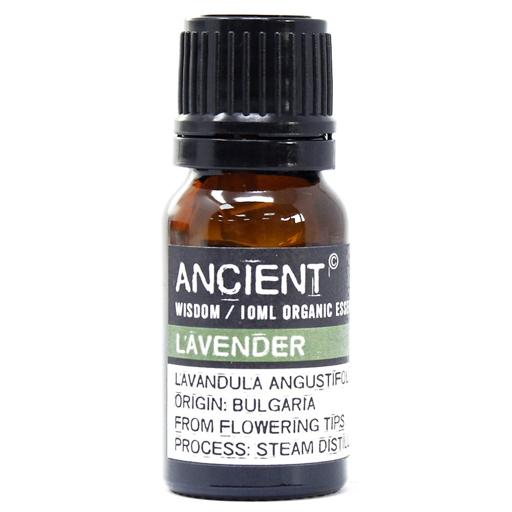 112149-10 Ekologiska Eteriska Oljor för Aromaterapi 10 ml - Ancient Wisdom Lavender